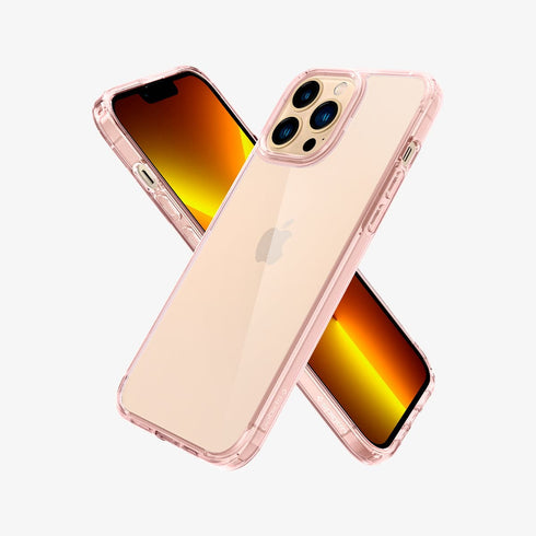 ACS03204 - iPhone 13 Pro Max Case Ultra Hybrid in crystal clear showing the back